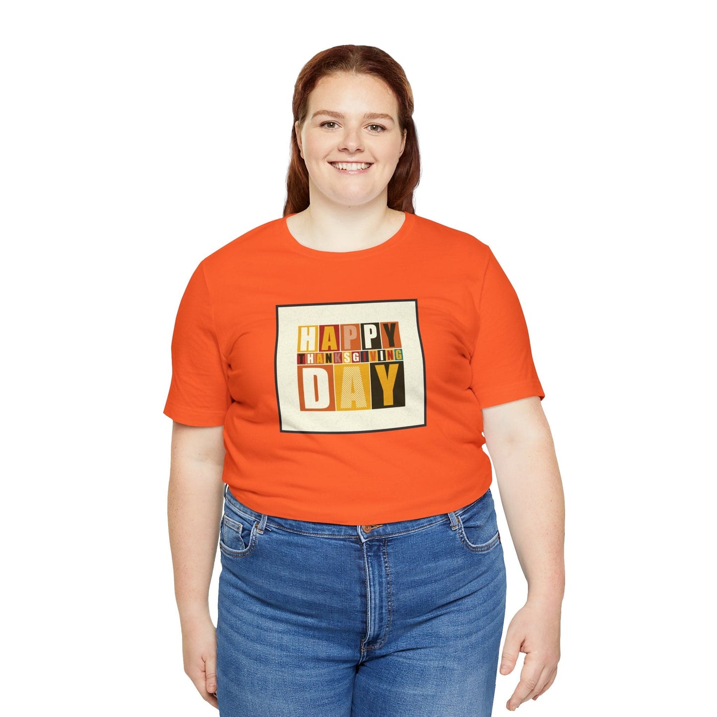 Happy Thanksgiving: "Happy Thanksgiving Day" Artsy Design T-Shirt