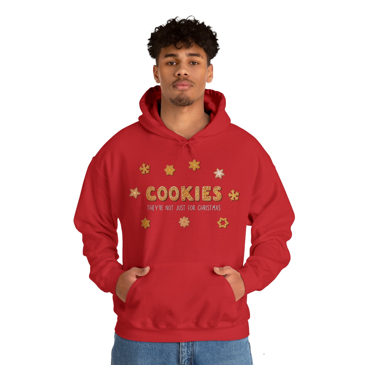 “Cookies: They're Not Just for Christmas” Gildan 18500 Unisex Heavy Blend™ Hooded Sweatshirt