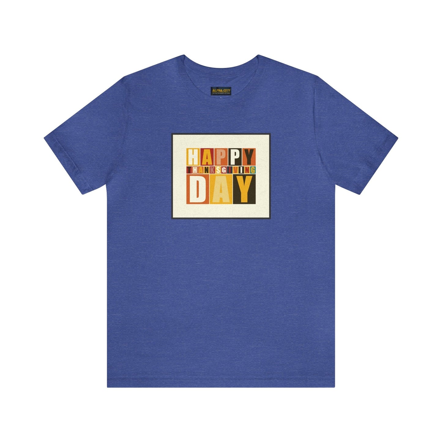 Happy Thanksgiving: "Happy Thanksgiving Day" Artsy Design T-Shirt