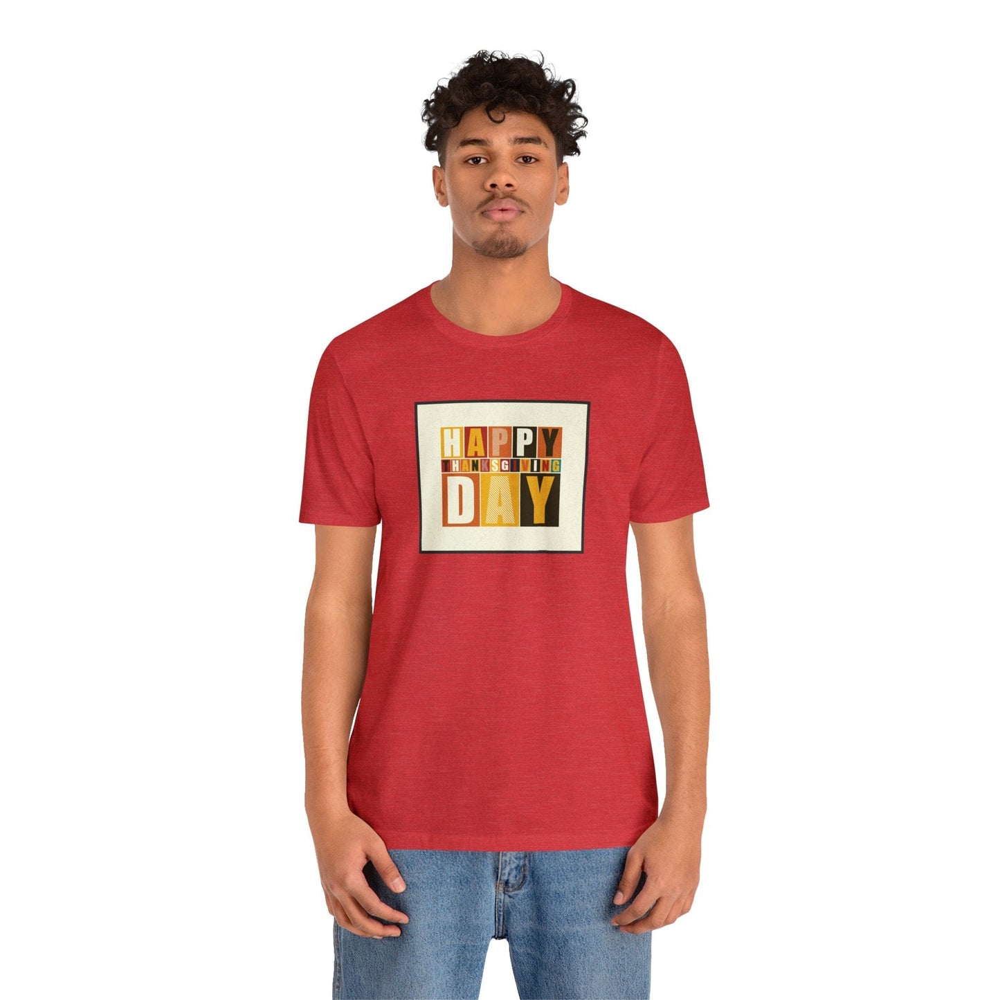 Happy Thanksgiving: "Happy Thanksgiving Day" Artsy Design T-Shirt