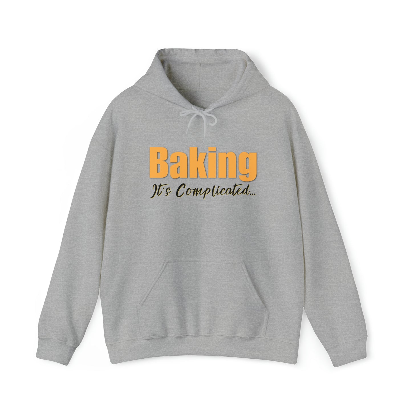 “Baking: It's Complicated...” Gildan 18500 Unisex Heavy Blend™ Hooded Sweatshirt