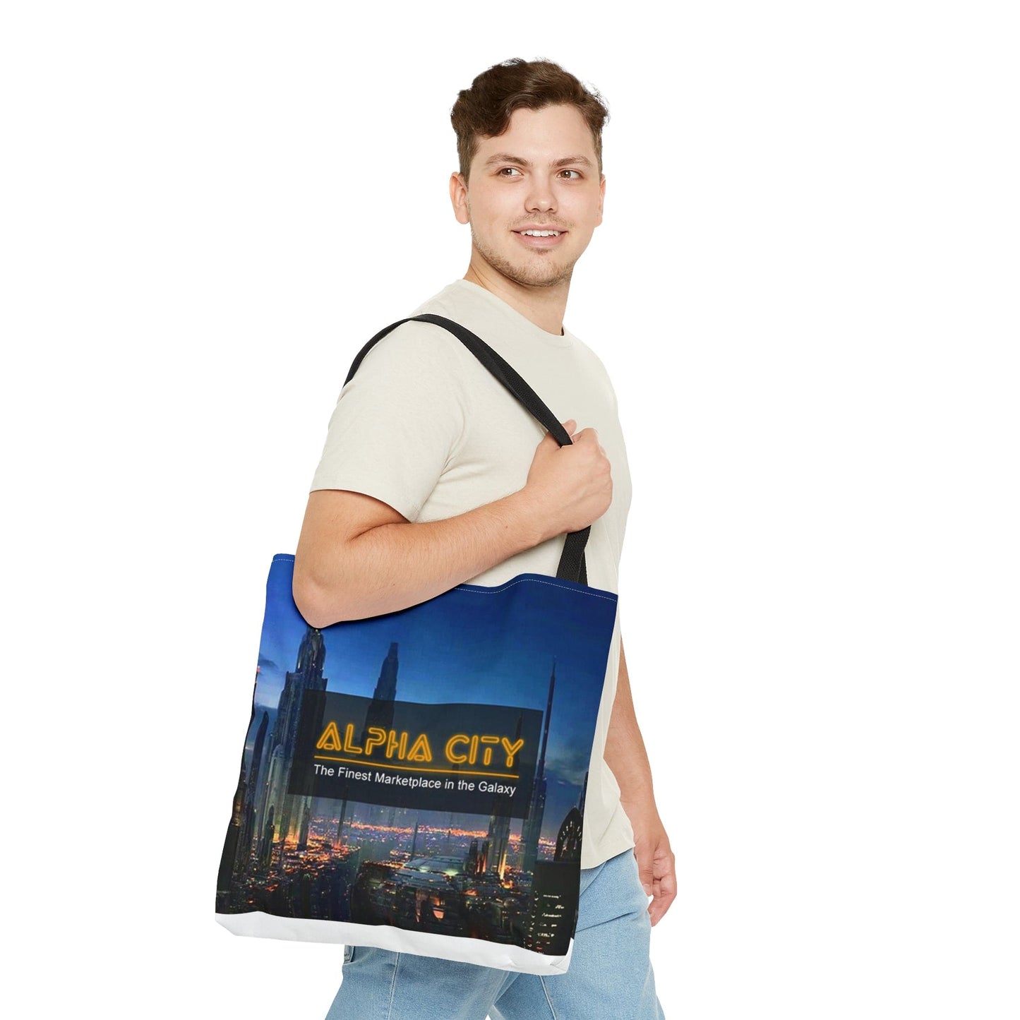 Alpha City Marketplace Tote Bag