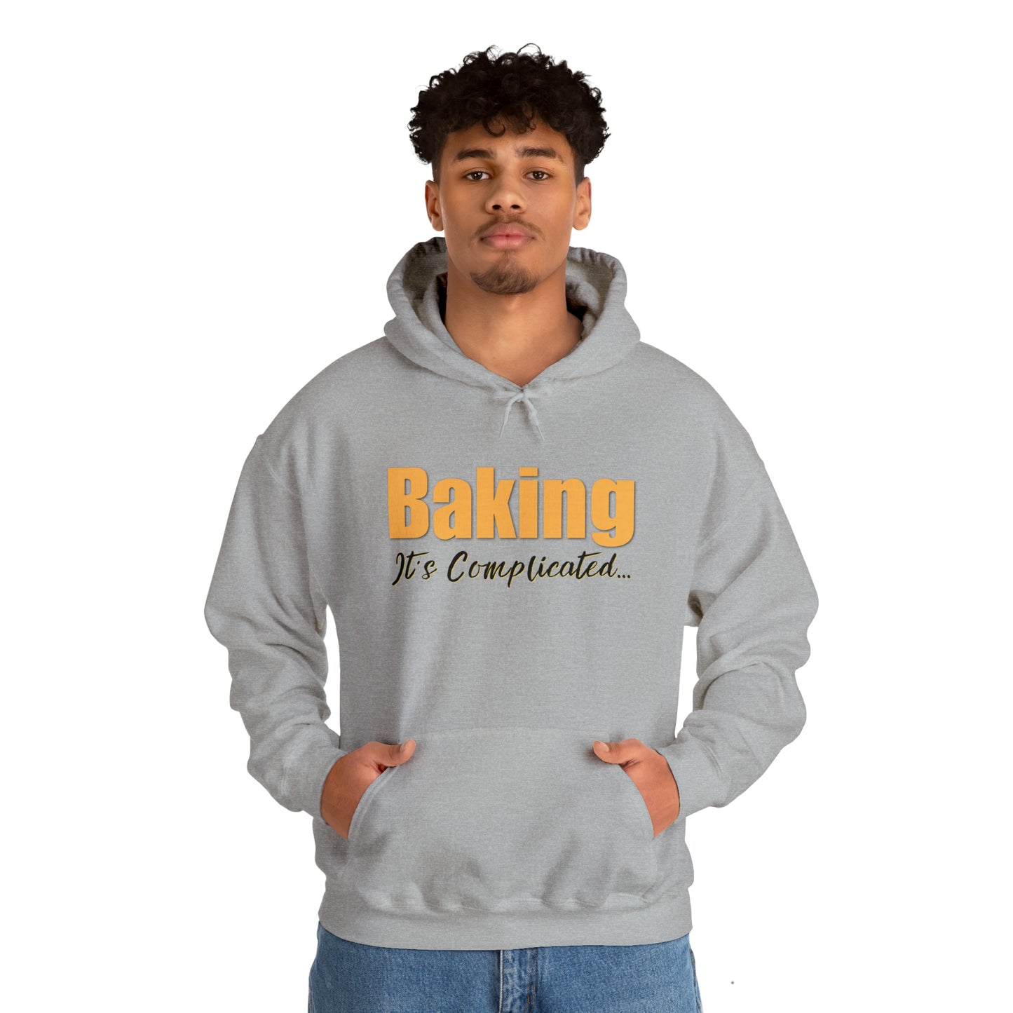 “Baking: It's Complicated...” Gildan 18500 Unisex Heavy Blend™ Hooded Sweatshirt