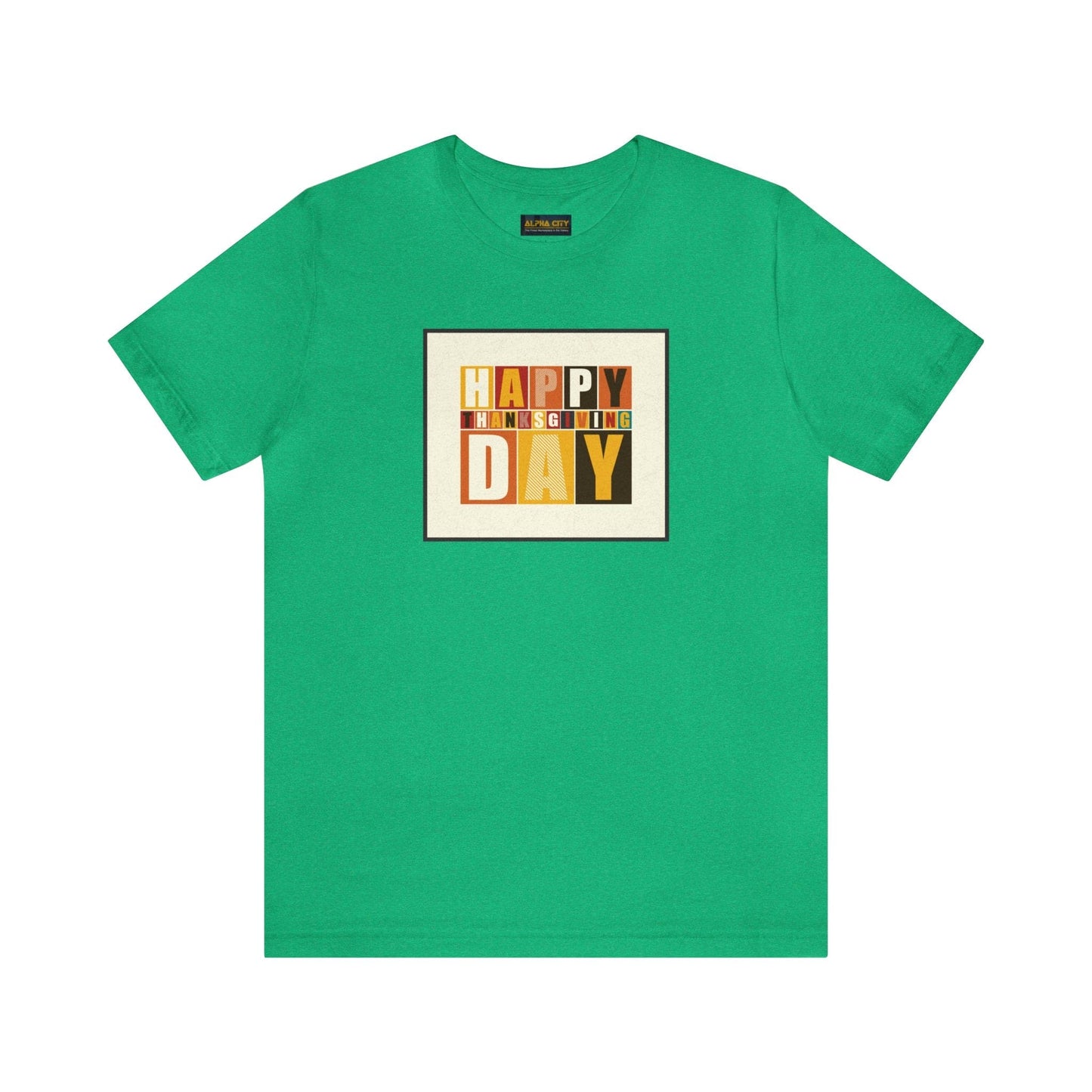 Happy Thanksgiving: "Happy Thanksgiving Day" Artsy Design T-Shirt