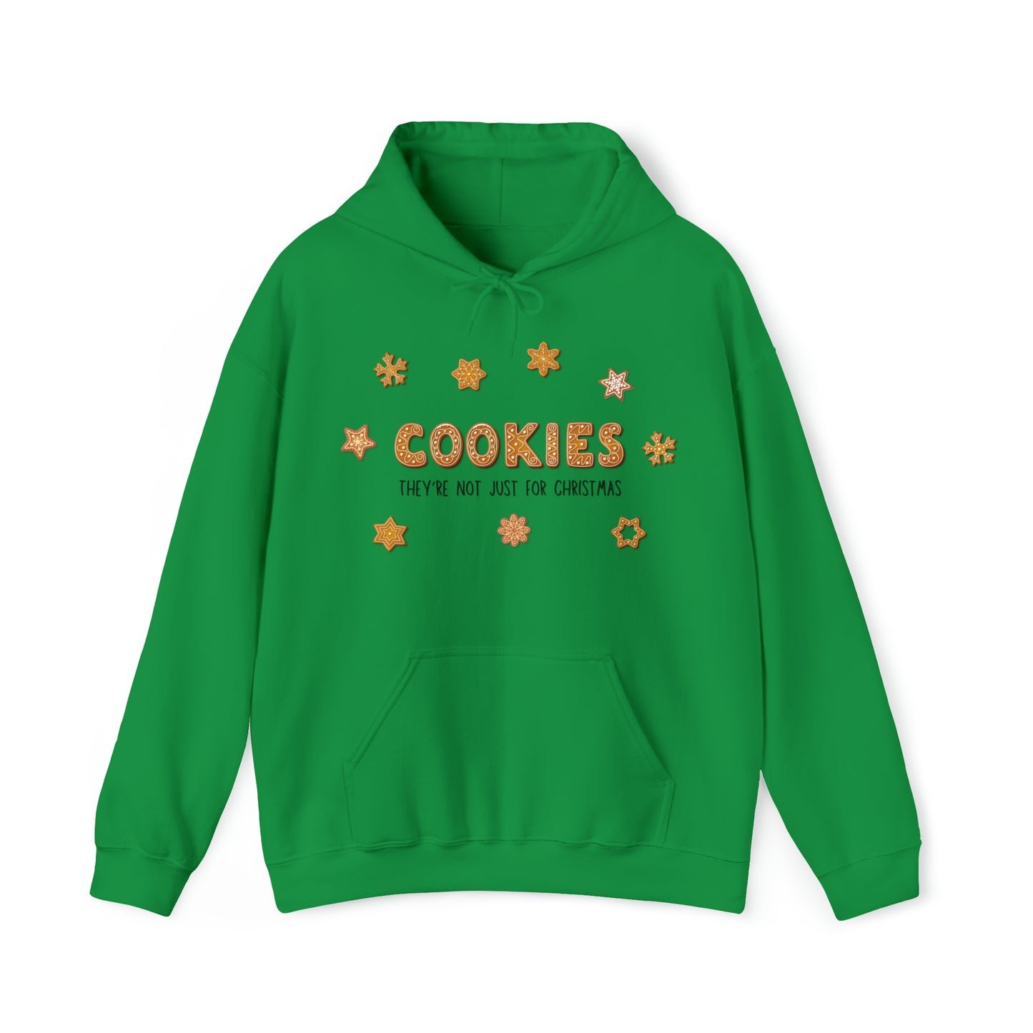 “Cookies: They're Not Just for Christmas” Gildan 18500 Unisex Heavy Blend™ Hooded Sweatshirt