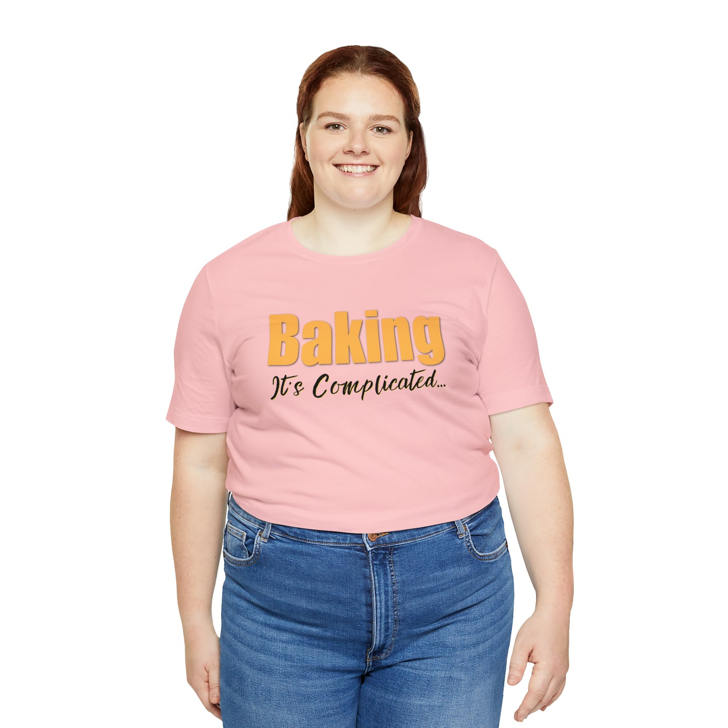 “Baking: It's Complicated...” Bella + Canvas 3001 Unisex Jersey Short Sleeve Tee