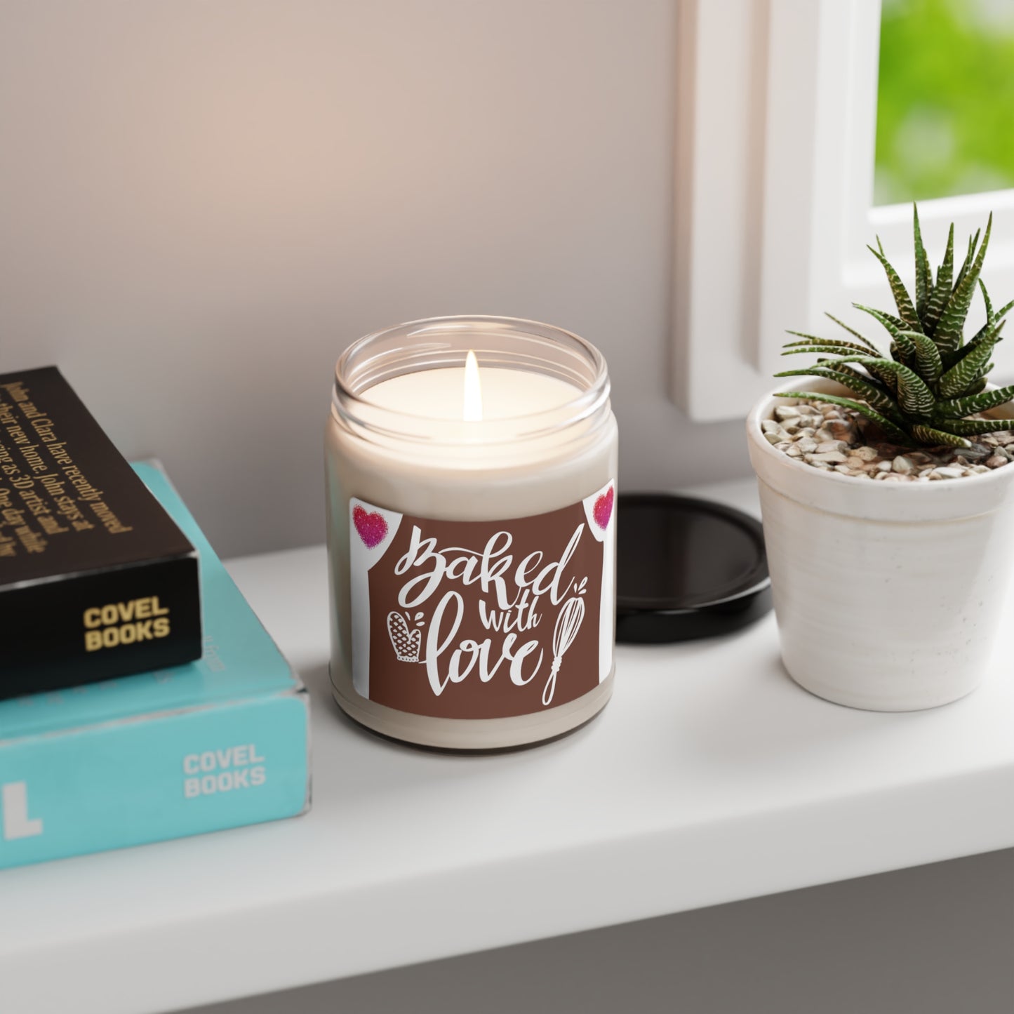 “Baked With Love” Apron image - Scented Ambiance Candle, 9oz