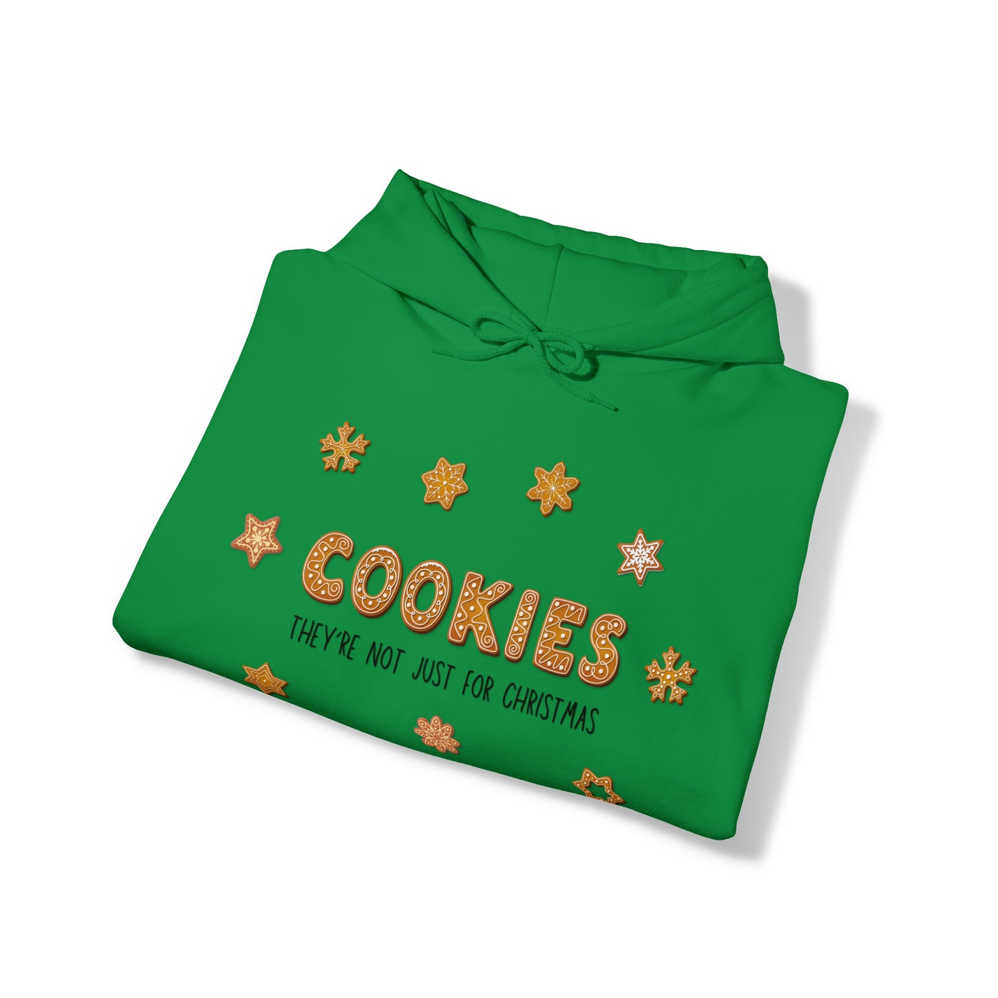 “Cookies: They're Not Just for Christmas” Gildan 18500 Unisex Heavy Blend™ Hooded Sweatshirt