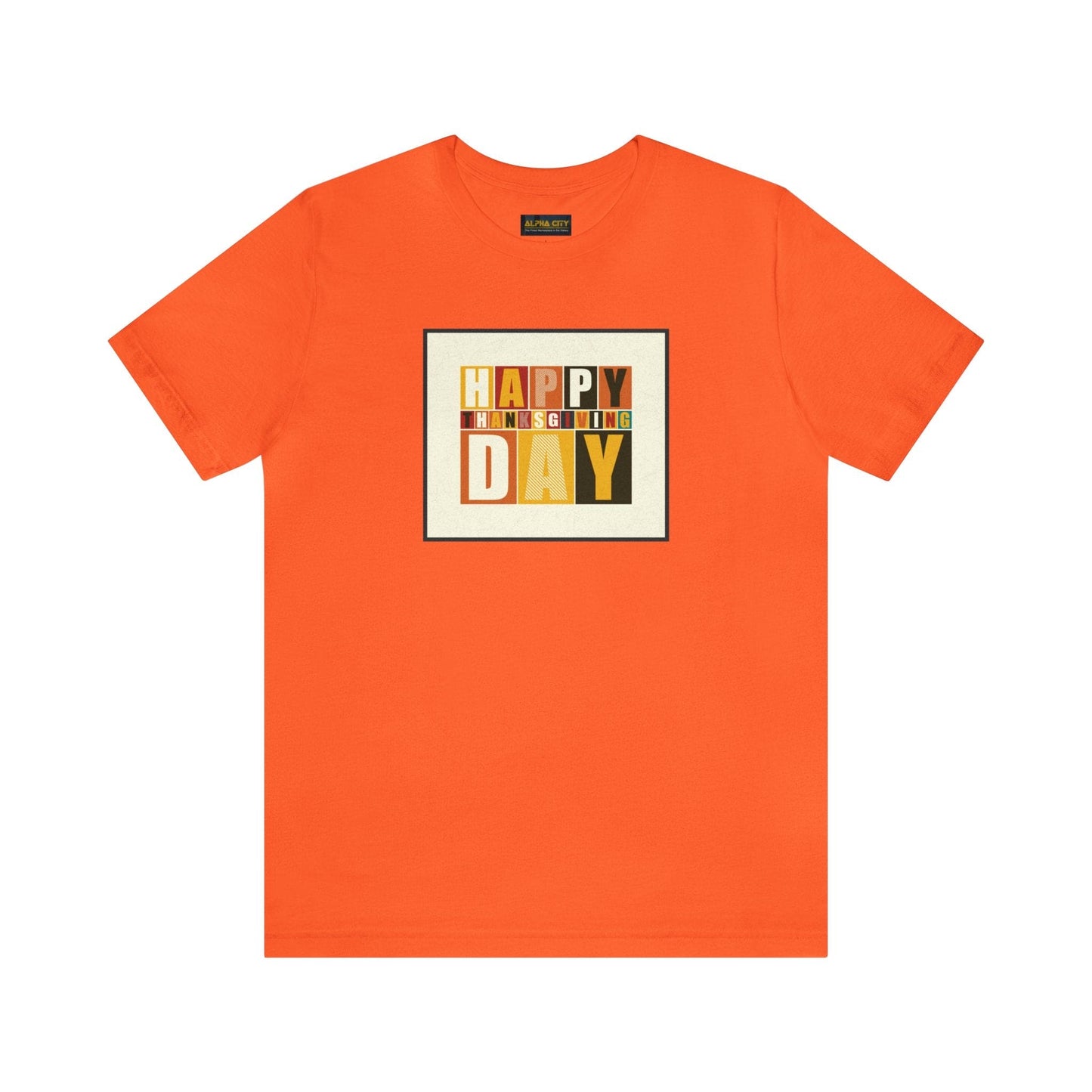 Happy Thanksgiving: "Happy Thanksgiving Day" Artsy Design T-Shirt