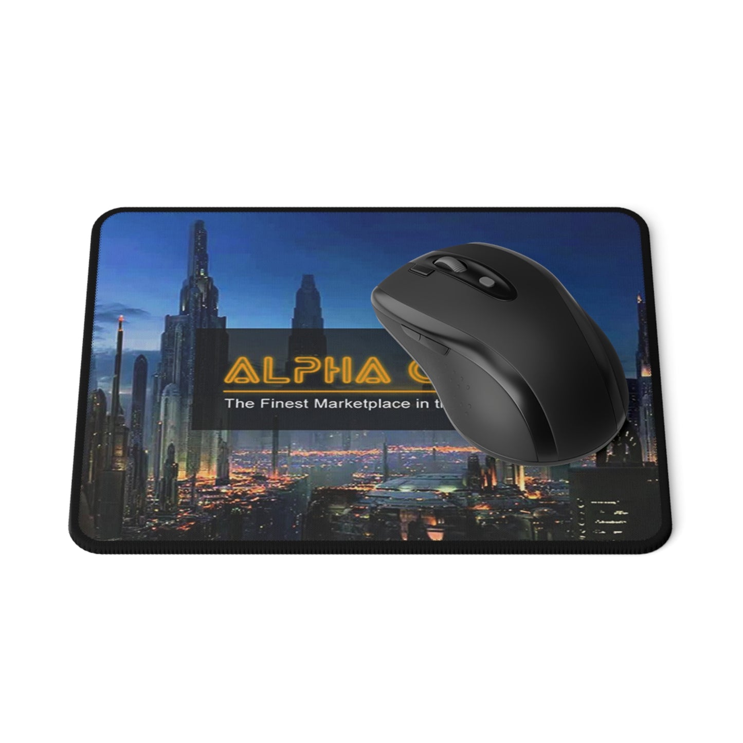 Alpha City Marketplace Non-Slip Mouse Pad