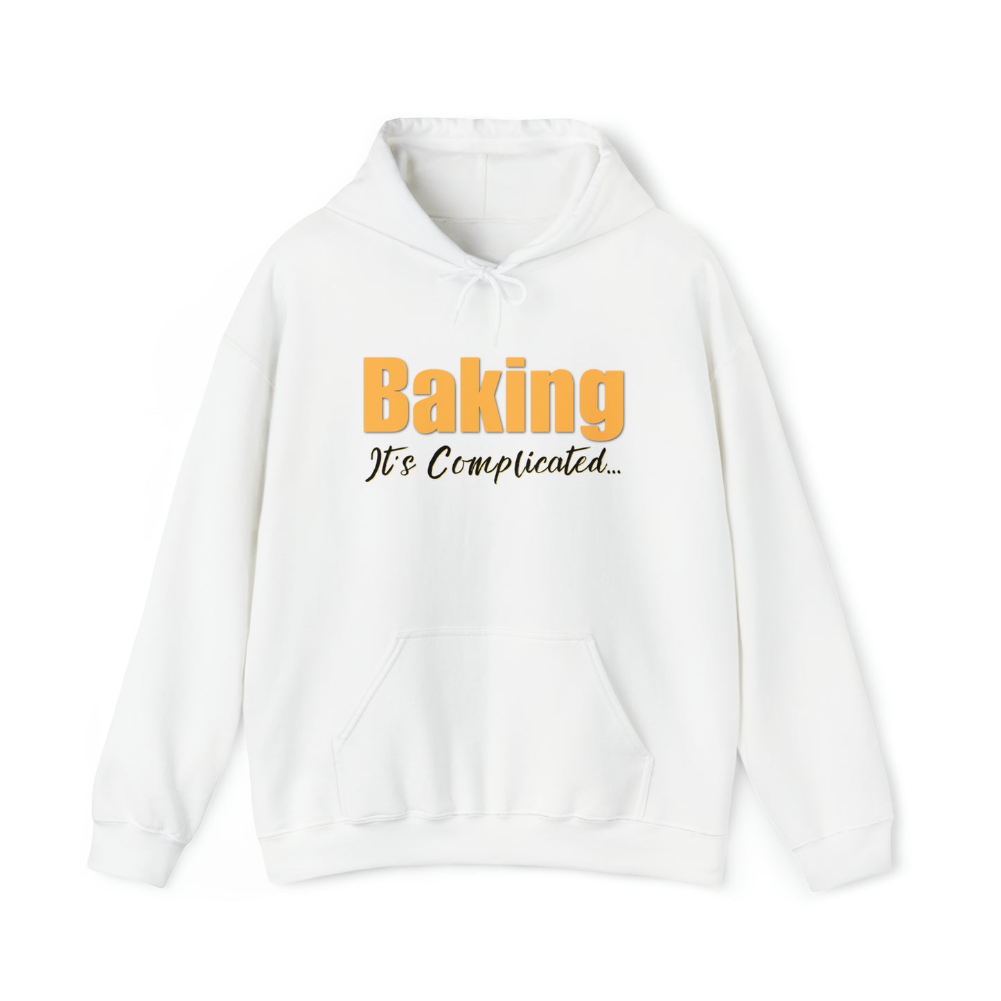 “Baking: It's Complicated...” Gildan 18500 Unisex Heavy Blend™ Hooded Sweatshirt