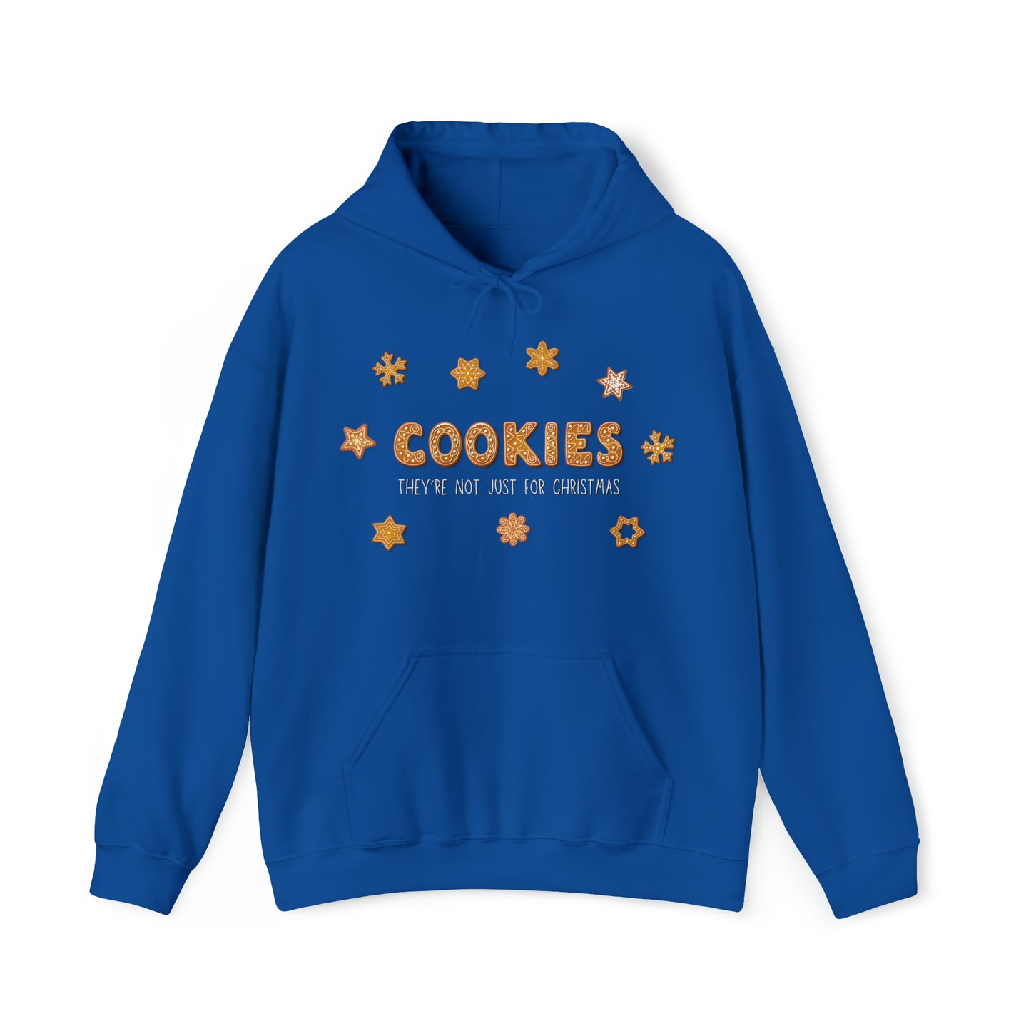 “Cookies: They're Not Just for Christmas” Gildan 18500 Unisex Heavy Blend™ Hooded Sweatshirt