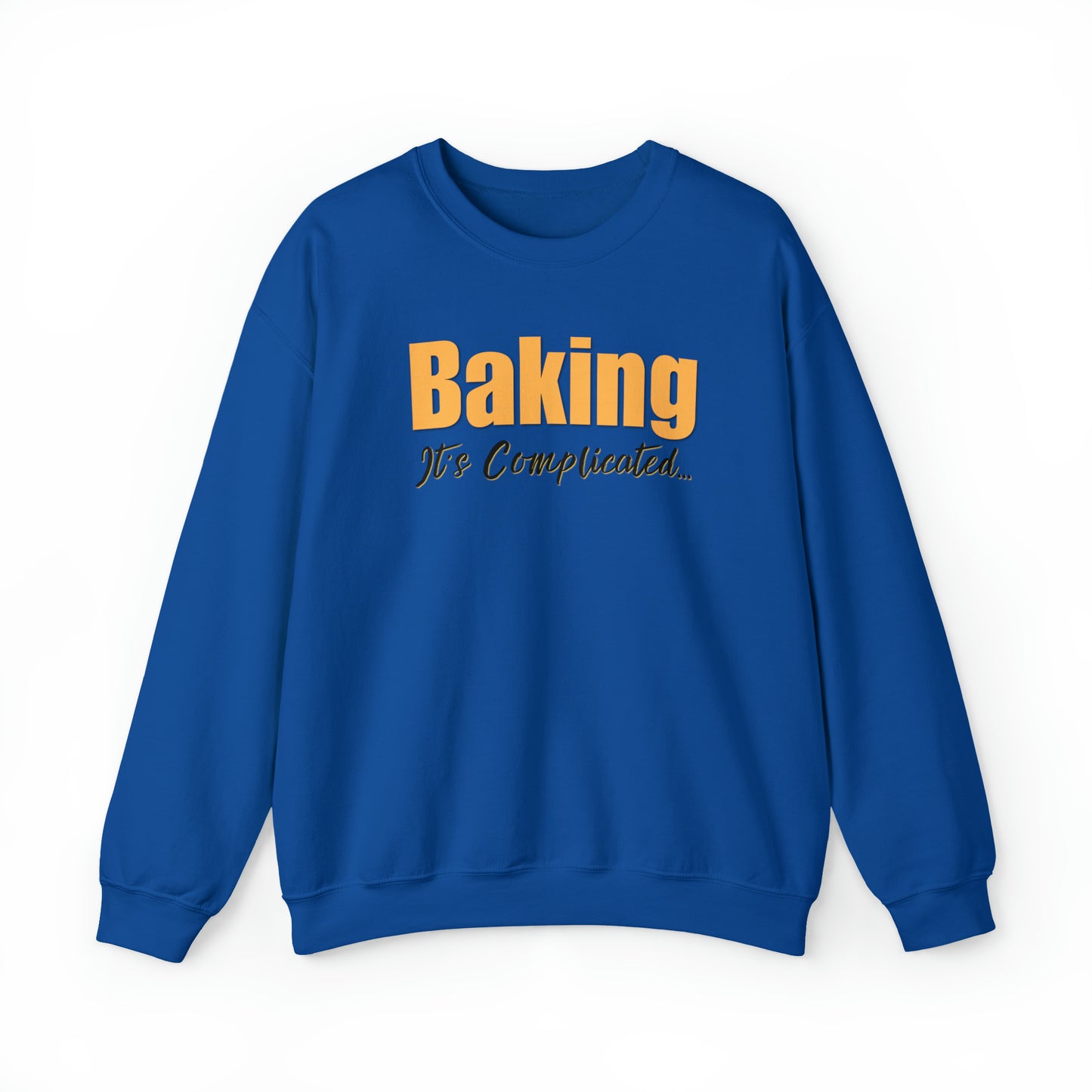 “Baking: It's Complicated...” Gildan 18000 Unisex Heavy Blend™ Crewneck Sweatshirt