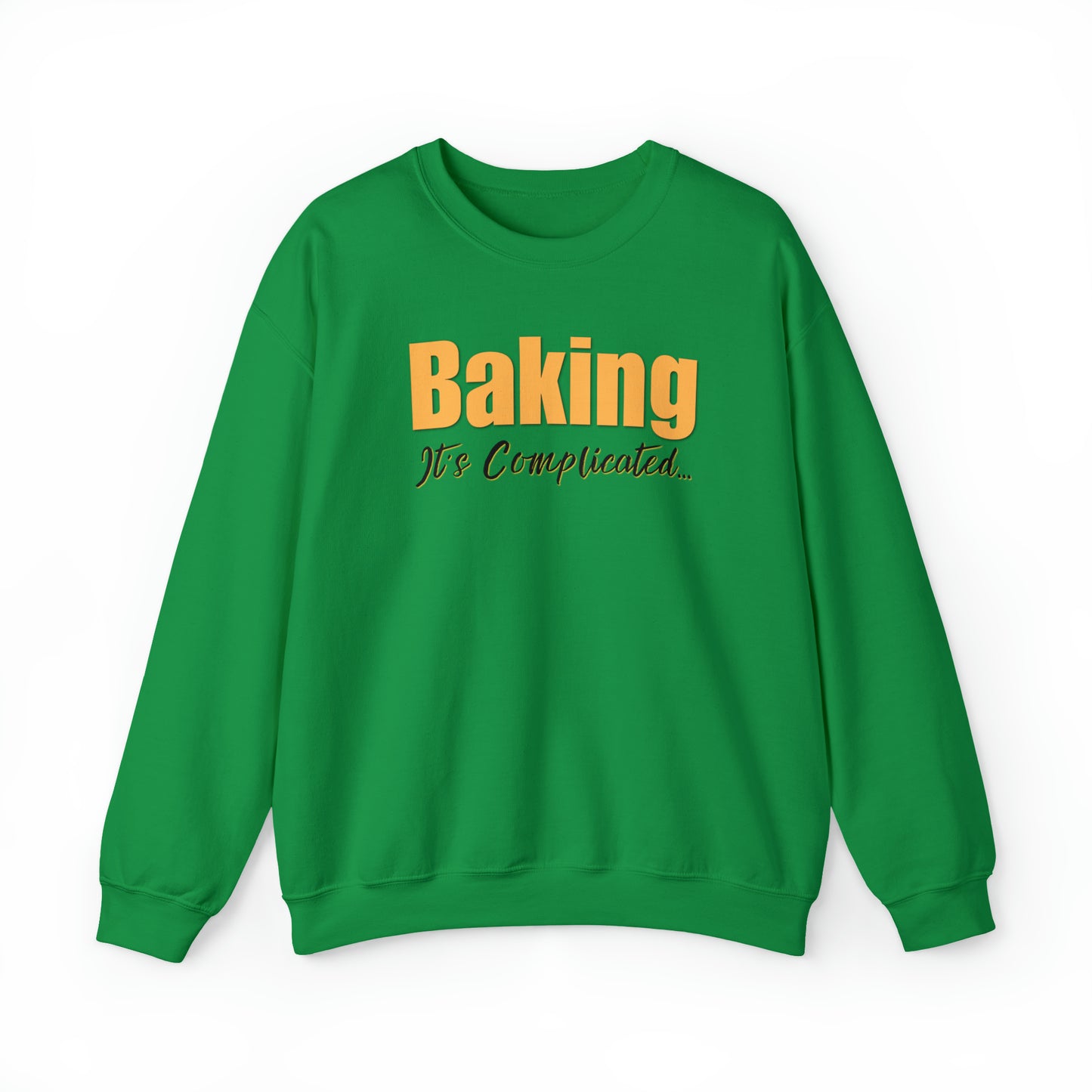 “Baking: It's Complicated...” Gildan 18000 Unisex Heavy Blend™ Crewneck Sweatshirt