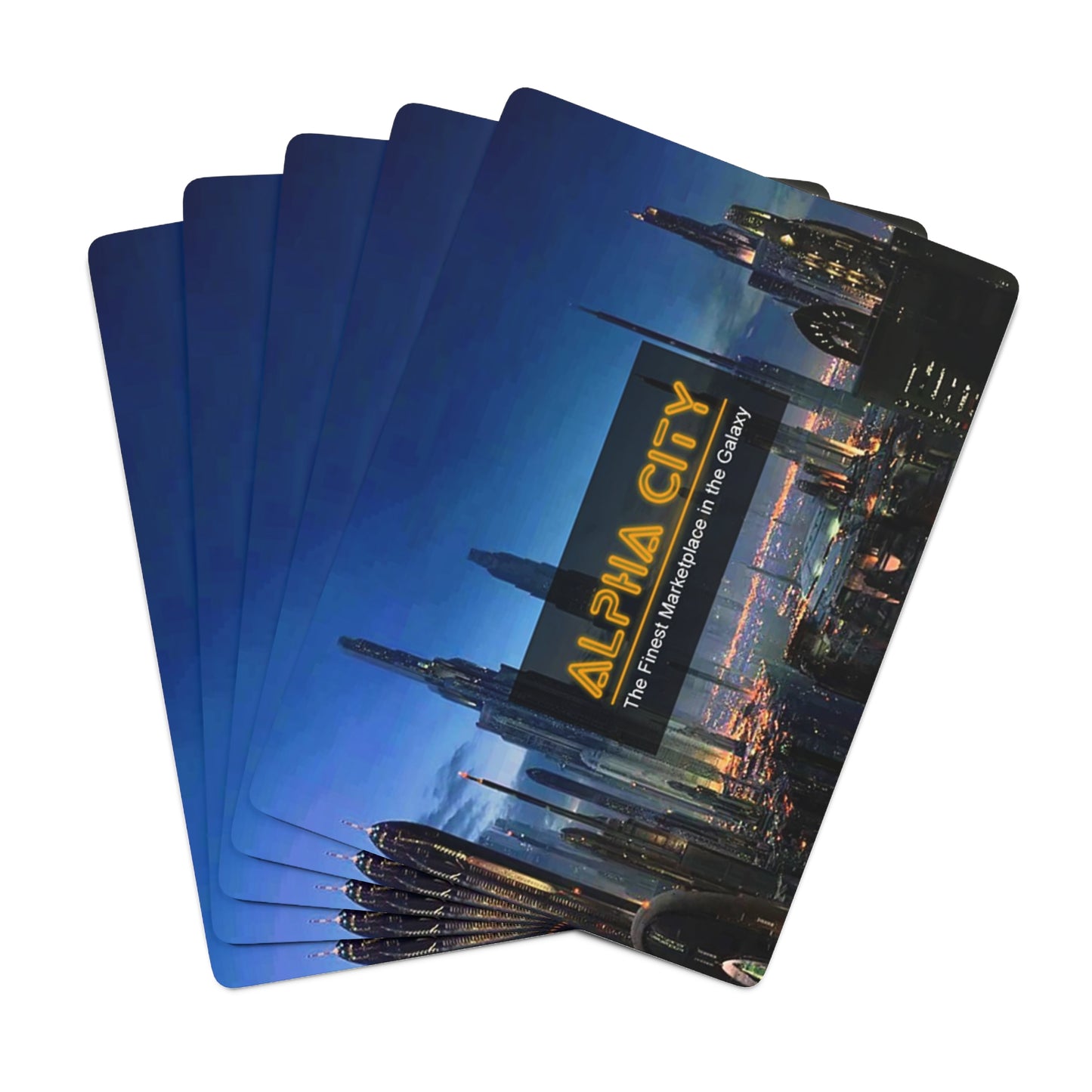 Alpha City Marketplace Custom Poker Cards