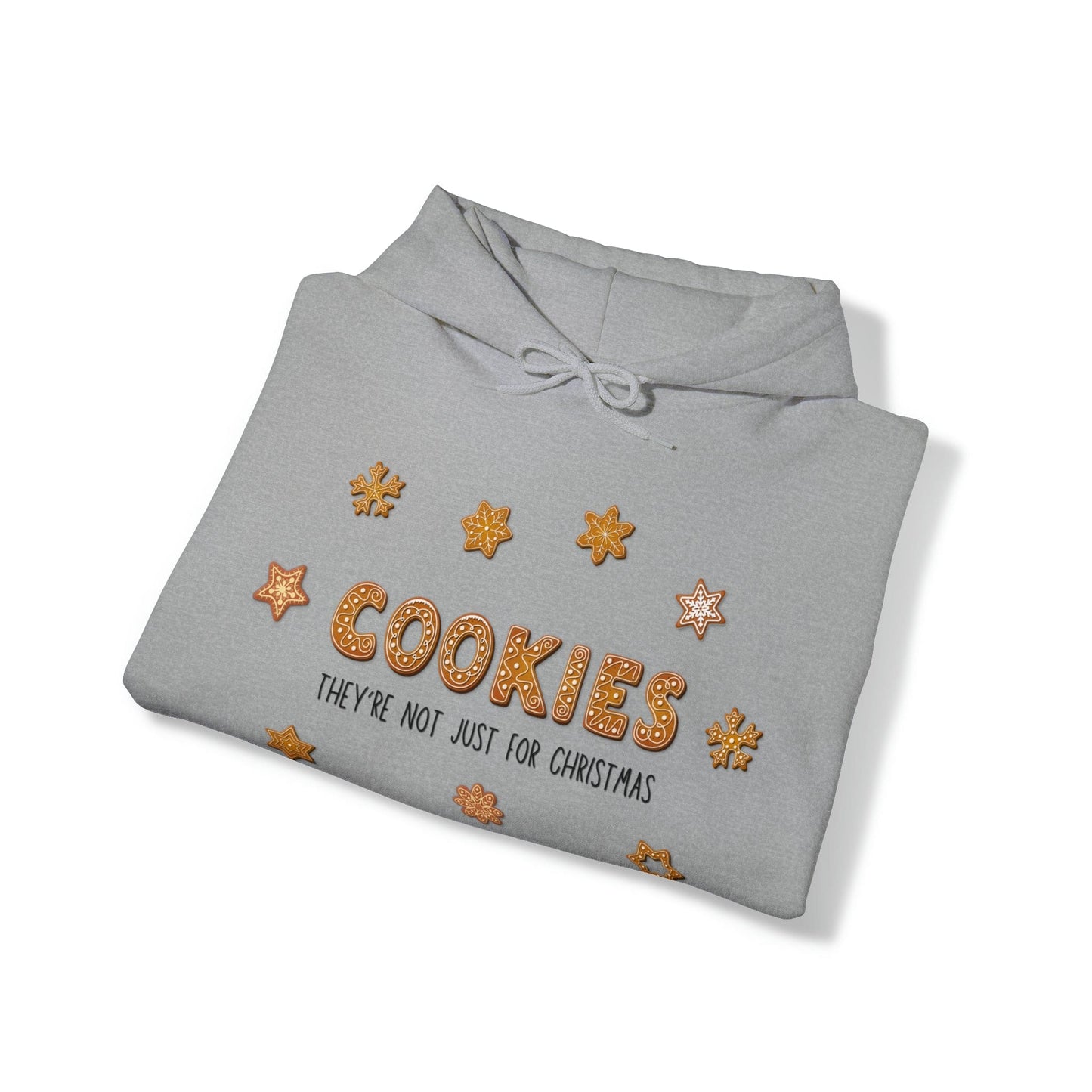 “Cookies: They're Not Just for Christmas” Gildan 18500 Unisex Heavy Blend™ Hooded Sweatshirt