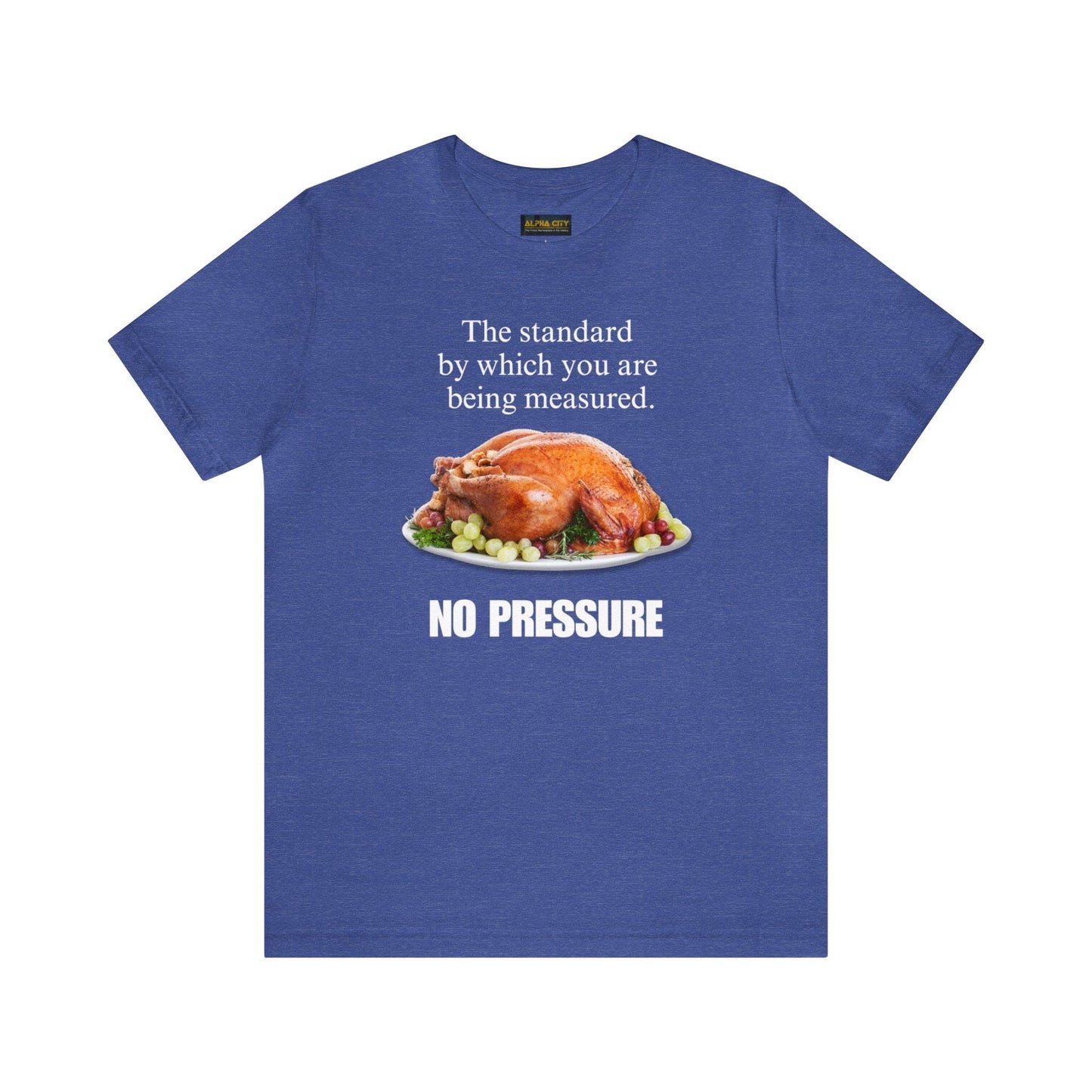 Snarky Thanksgiving: "The standard by which you are being measured. No Pressure" T-Shirt