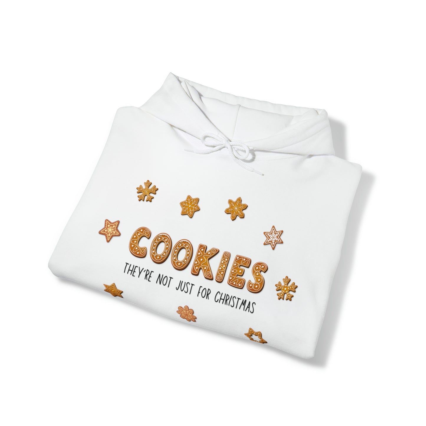 “Cookies: They're Not Just for Christmas” Gildan 18500 Unisex Heavy Blend™ Hooded Sweatshirt