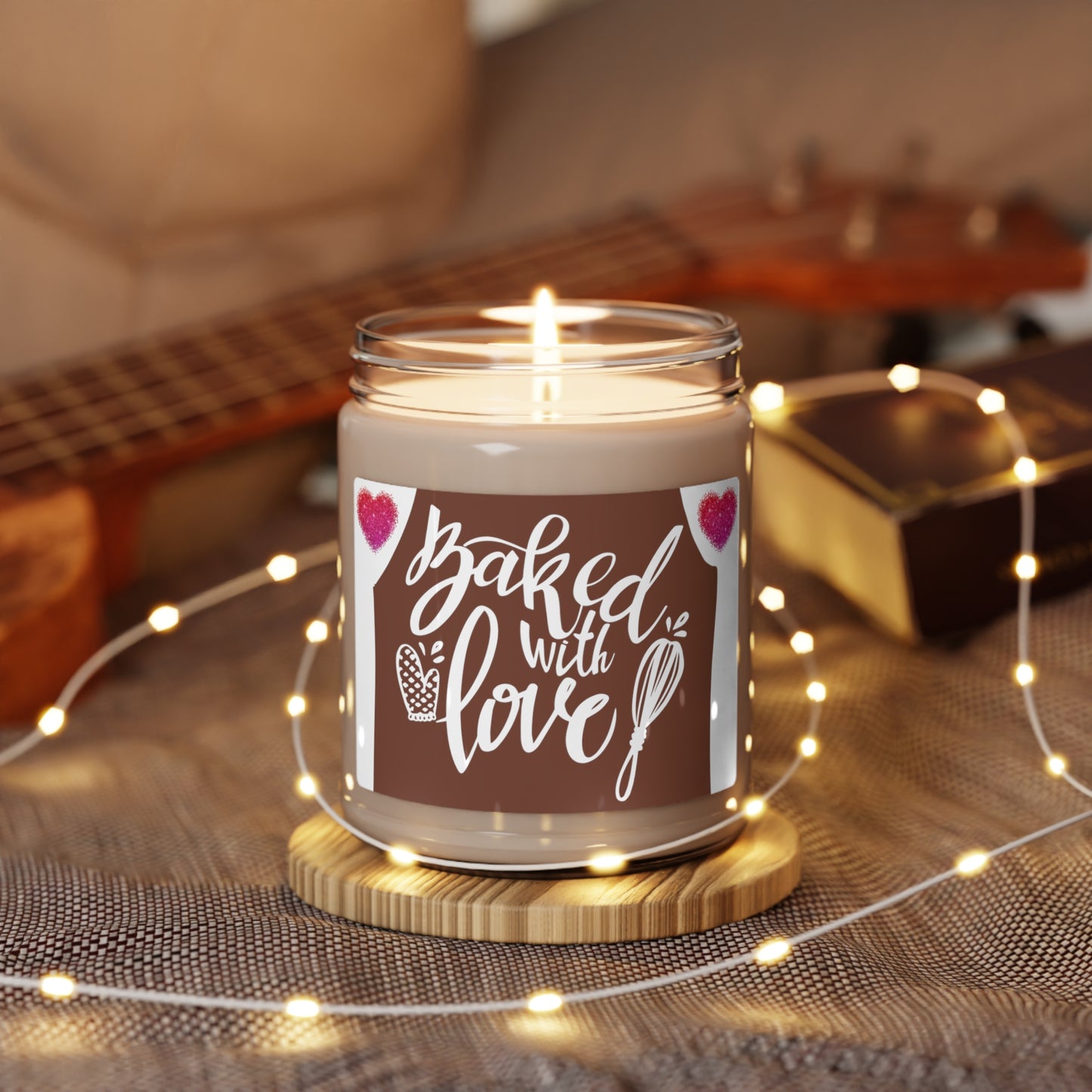 “Baked With Love” Apron image - Scented Ambiance Candle, 9oz