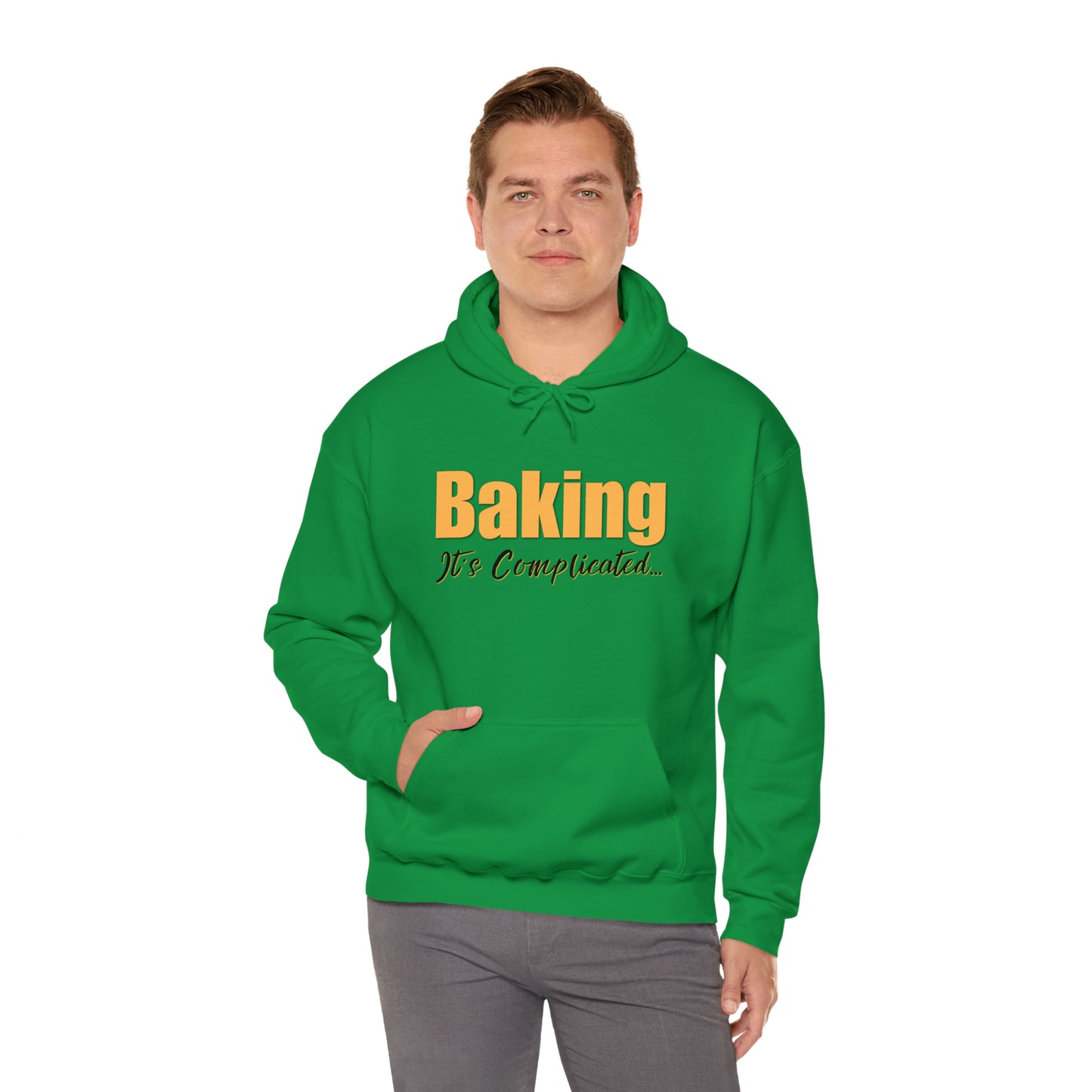 “Baking: It's Complicated...” Gildan 18500 Unisex Heavy Blend™ Hooded Sweatshirt