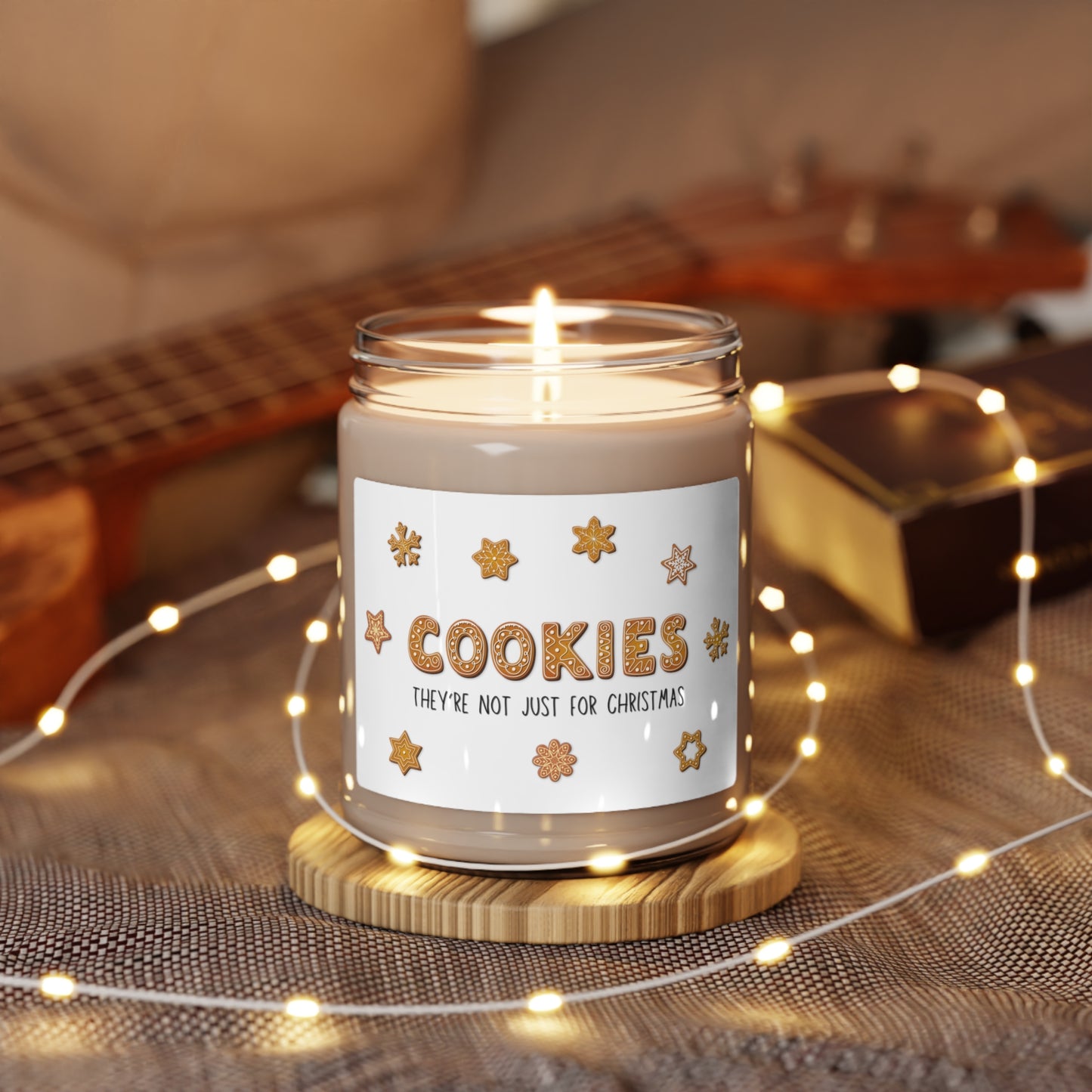 “Cookies: They're Not Just for Christmas” Scented Ambiance Candle, 9oz