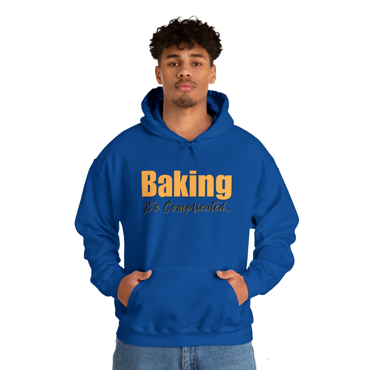 “Baking: It's Complicated...” Gildan 18500 Unisex Heavy Blend™ Hooded Sweatshirt