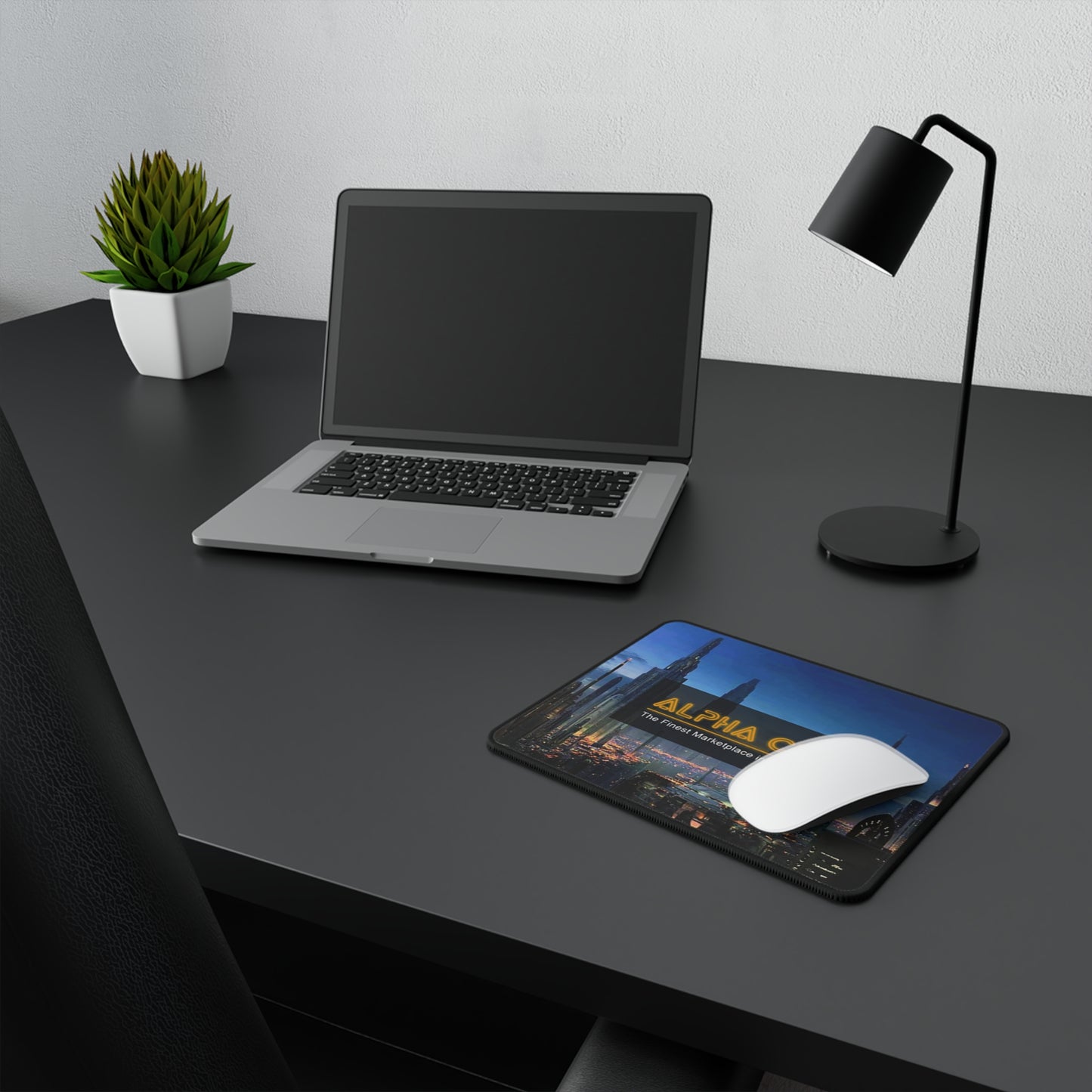 Alpha City Marketplace Non-Slip Mouse Pad
