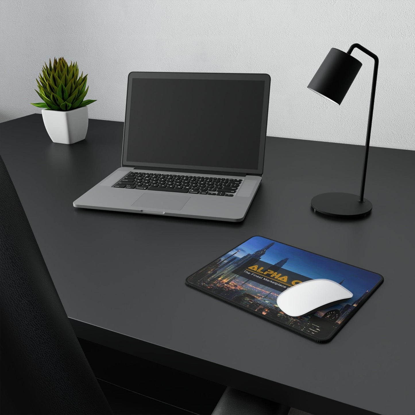 Alpha City Marketplace Non-Slip Mouse Pad