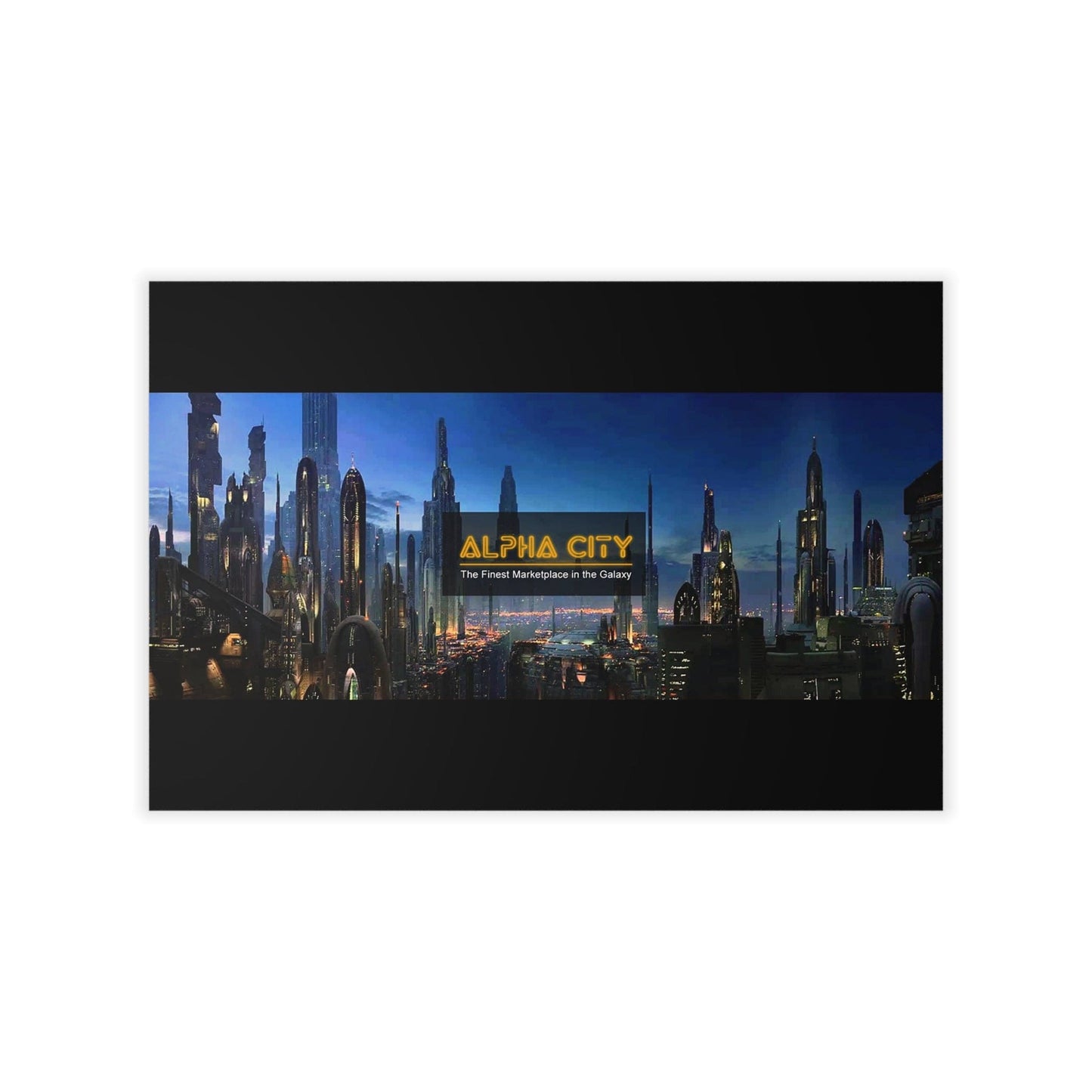 Alpha City Marketplace Wall Decal - 18" x 12"