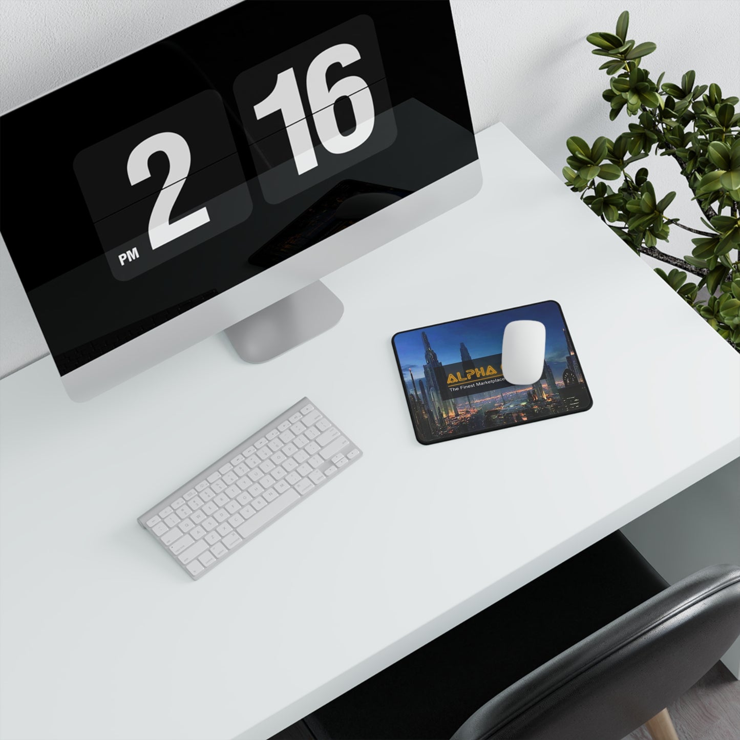 Alpha City Marketplace Non-Slip Mouse Pad