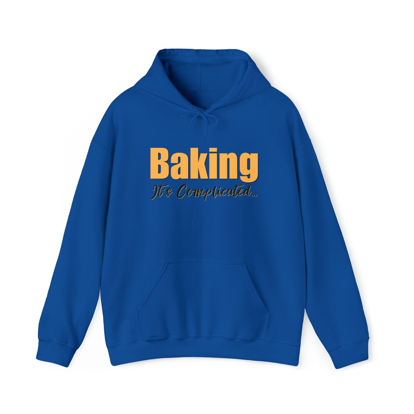 “Baking: It's Complicated...” Gildan 18500 Unisex Heavy Blend™ Hooded Sweatshirt