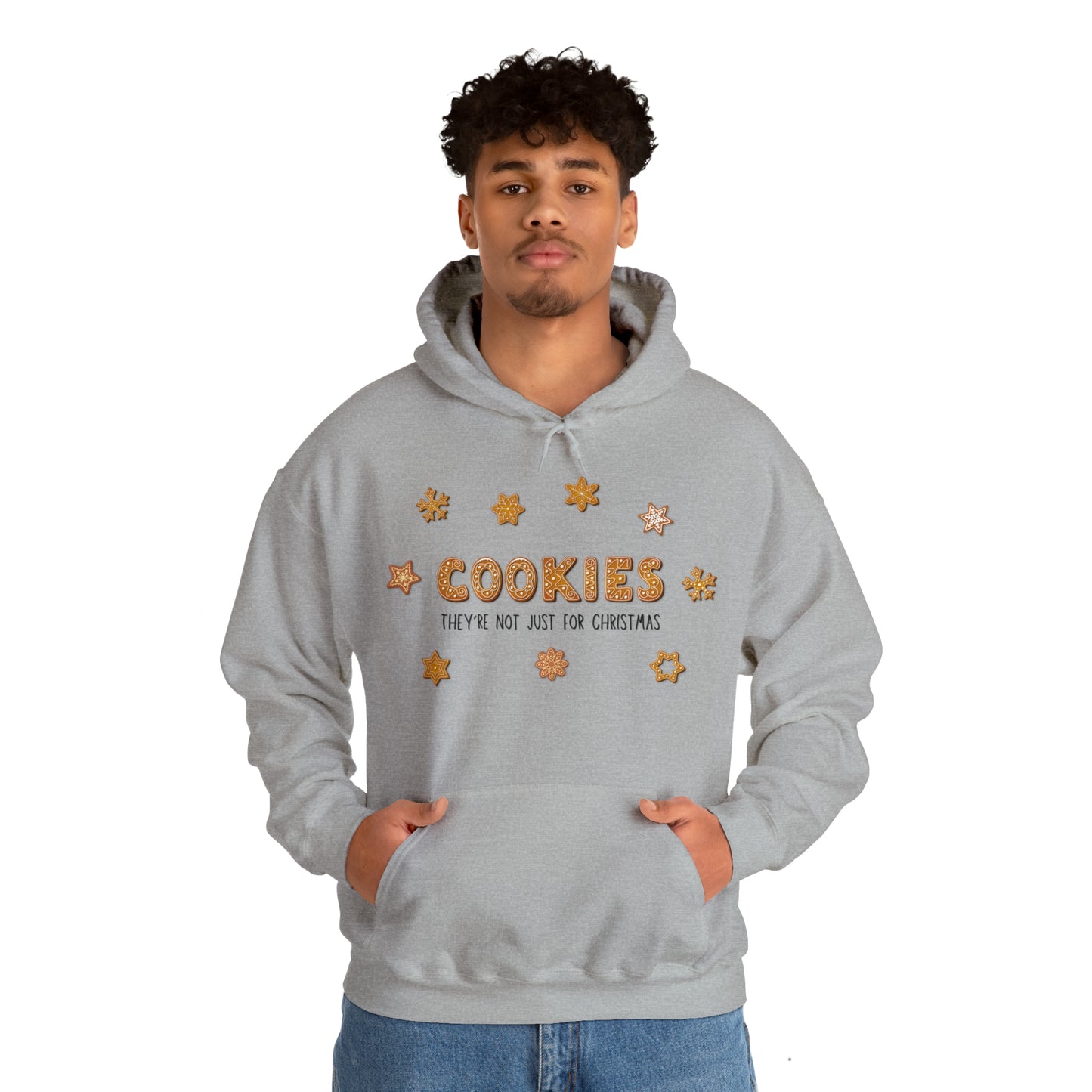 “Cookies: They're Not Just for Christmas” Gildan 18500 Unisex Heavy Blend™ Hooded Sweatshirt