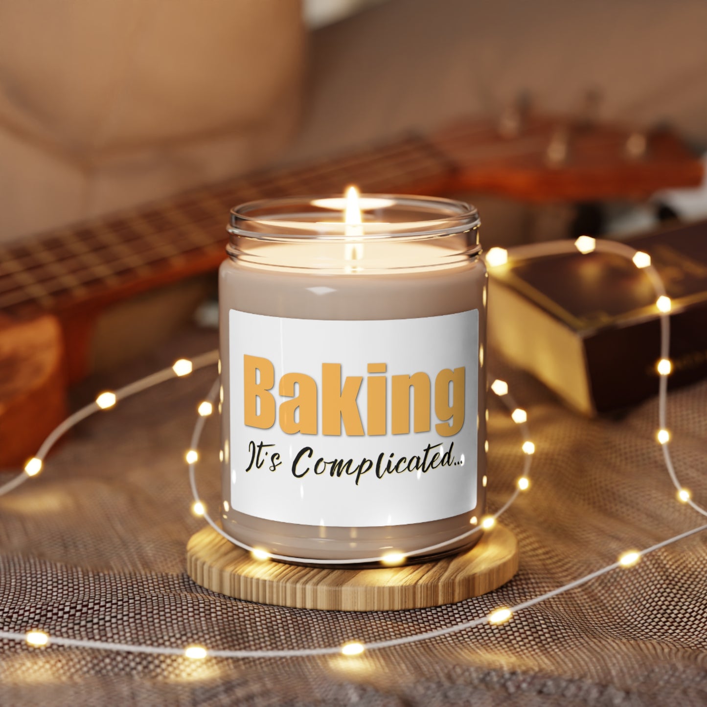 “Baking: It's Complicated” Scented Ambiance Candle, 9oz