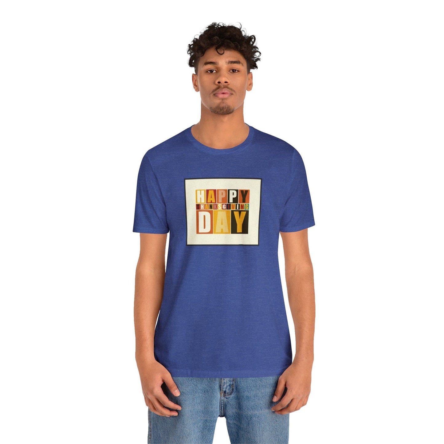 Happy Thanksgiving: "Happy Thanksgiving Day" Artsy Design T-Shirt