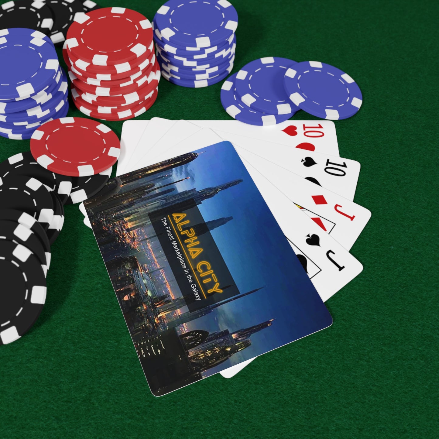 Alpha City Marketplace Custom Poker Cards