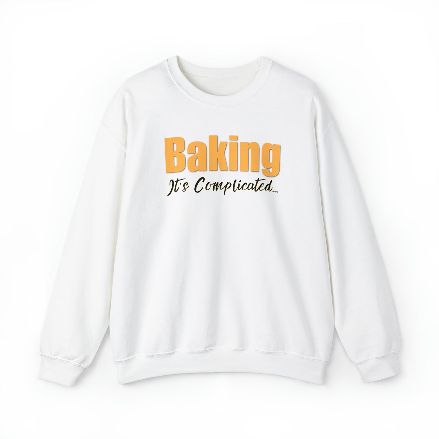 “Baking: It's Complicated...” Gildan 18000 Unisex Heavy Blend™ Crewneck Sweatshirt