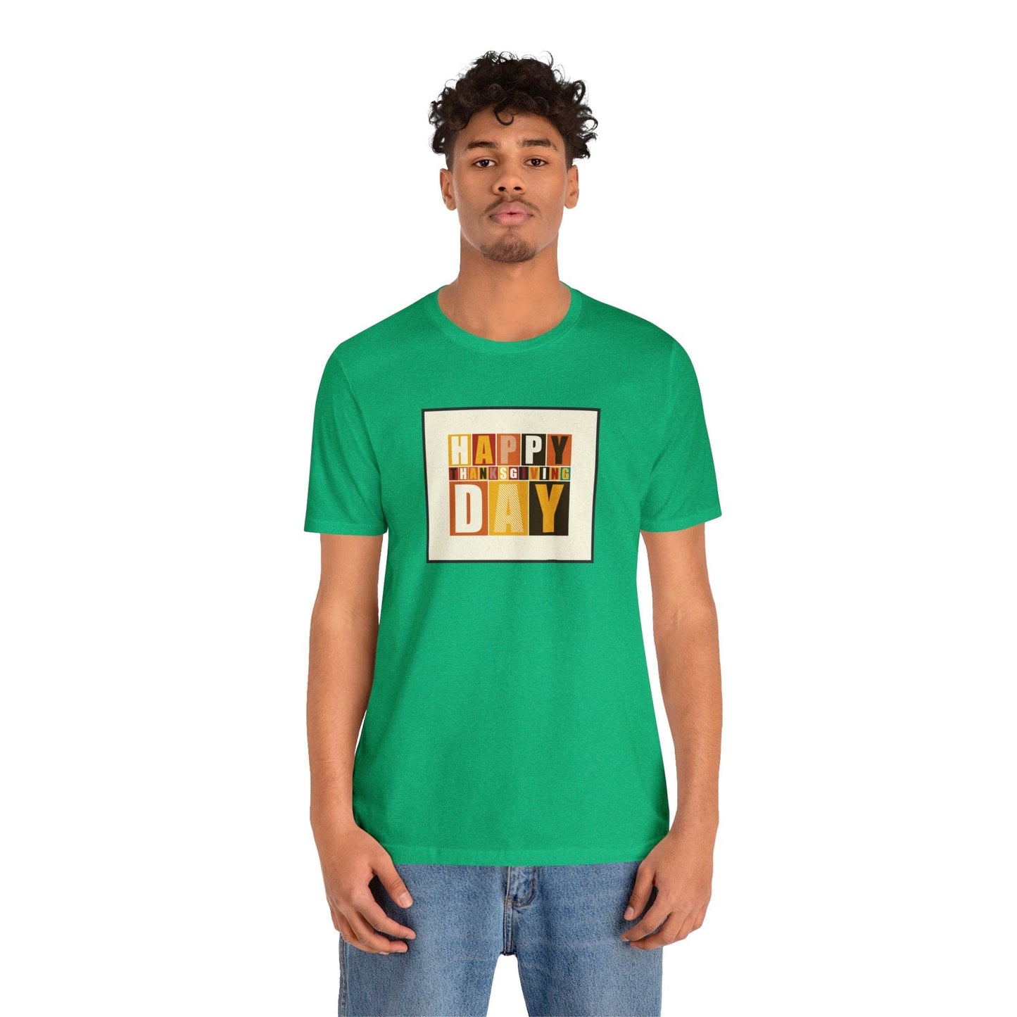 Happy Thanksgiving: "Happy Thanksgiving Day" Artsy Design T-Shirt