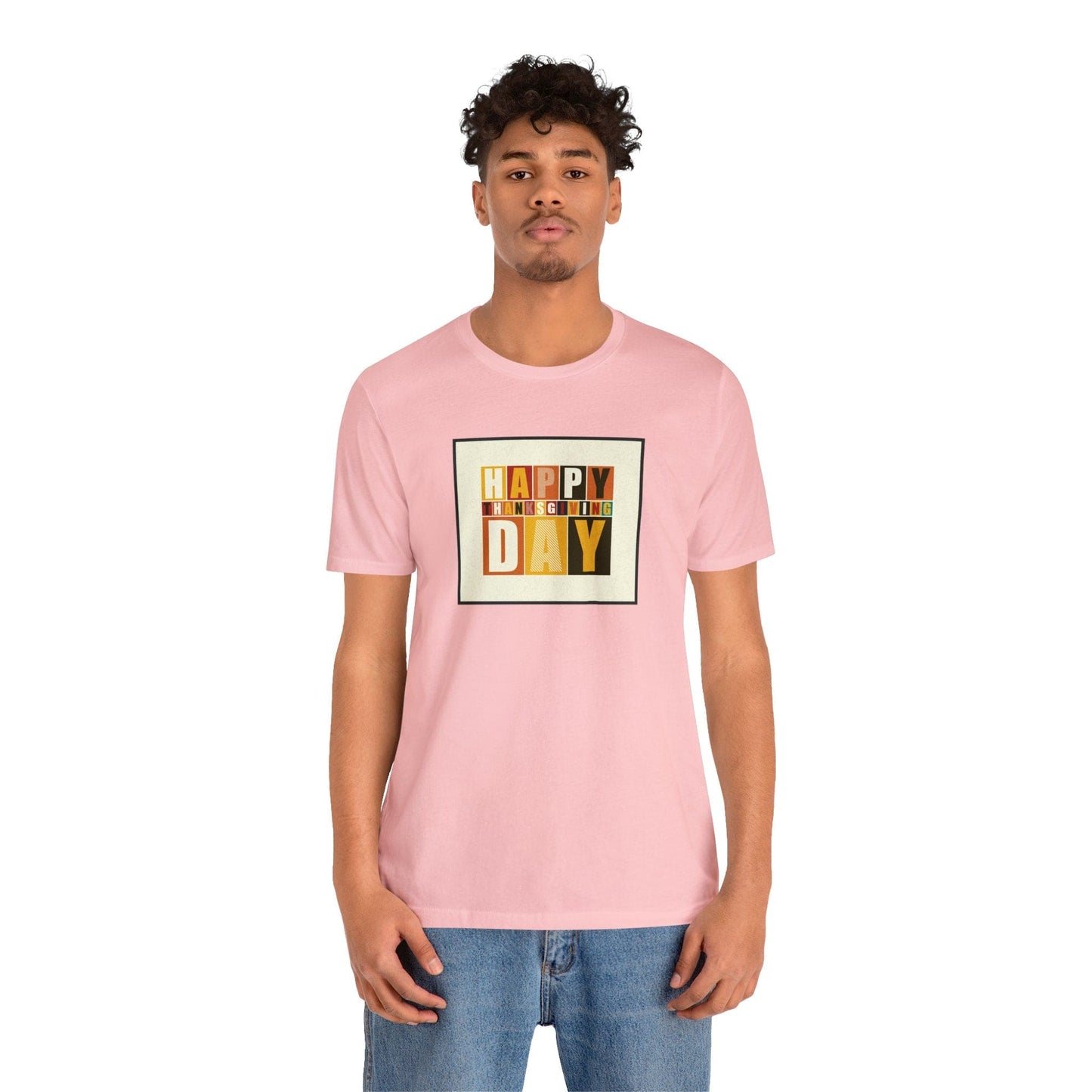 Happy Thanksgiving: "Happy Thanksgiving Day" Artsy Design T-Shirt
