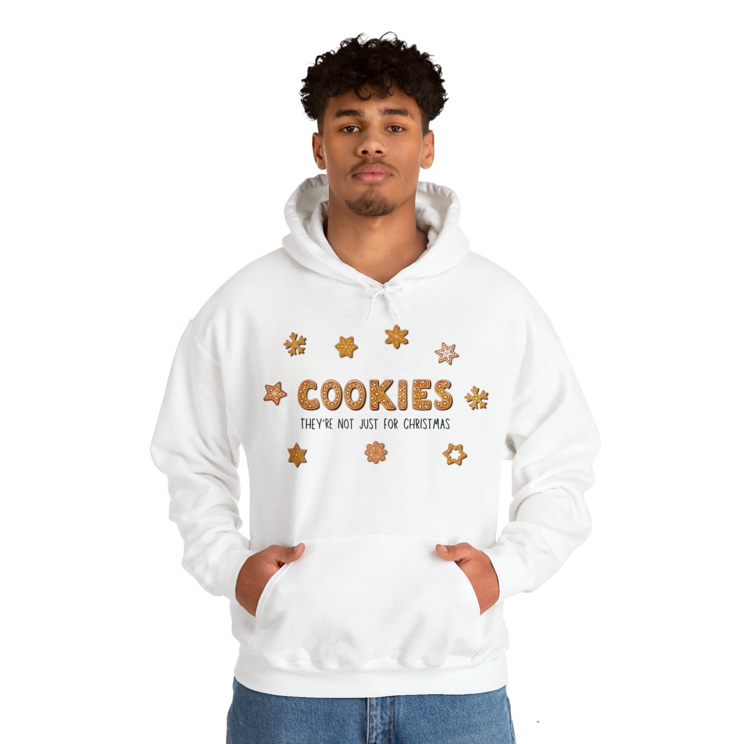 “Cookies: They're Not Just for Christmas” Gildan 18500 Unisex Heavy Blend™ Hooded Sweatshirt