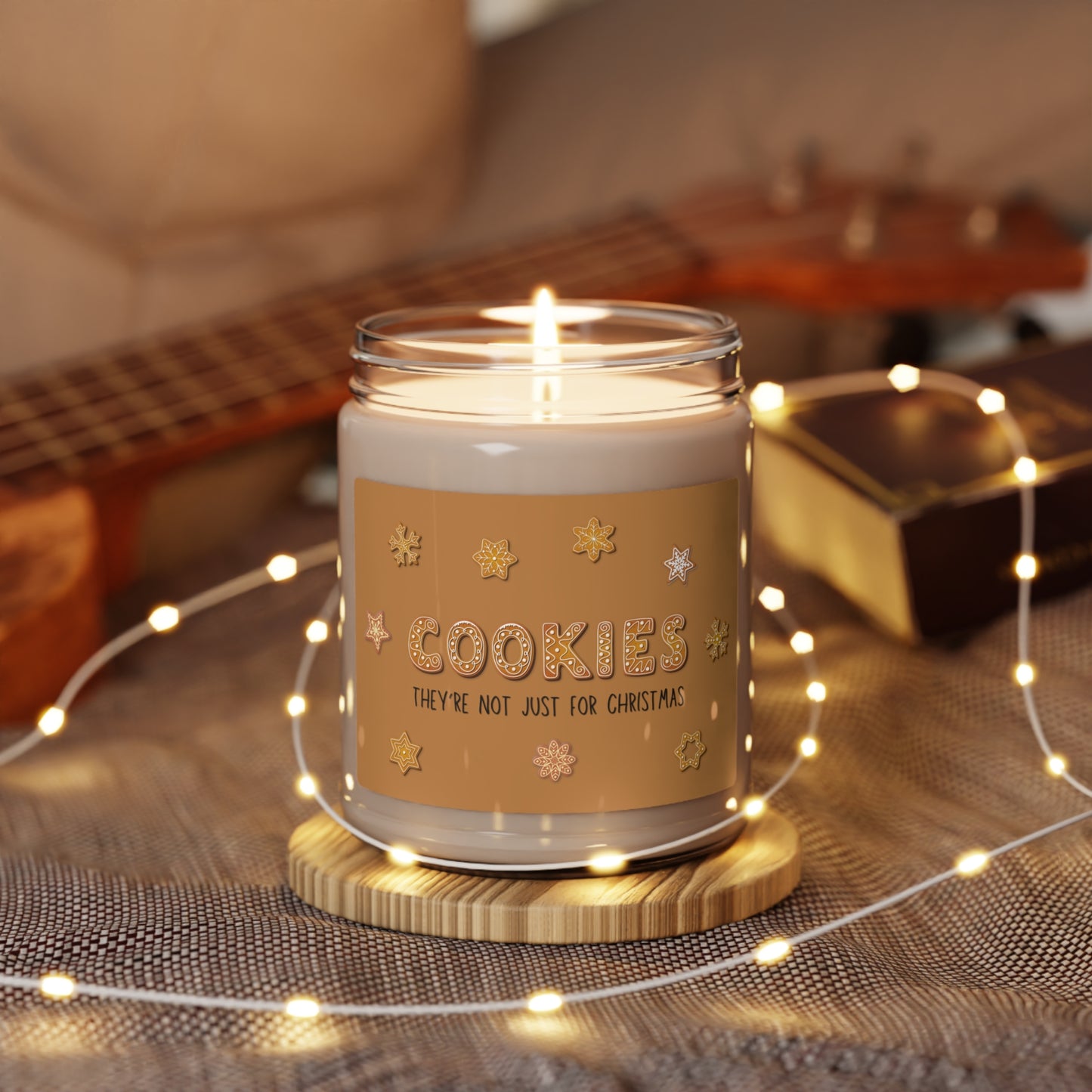 “Cookies: They're Not Just for Christmas” Scented Ambiance Candle, 9oz