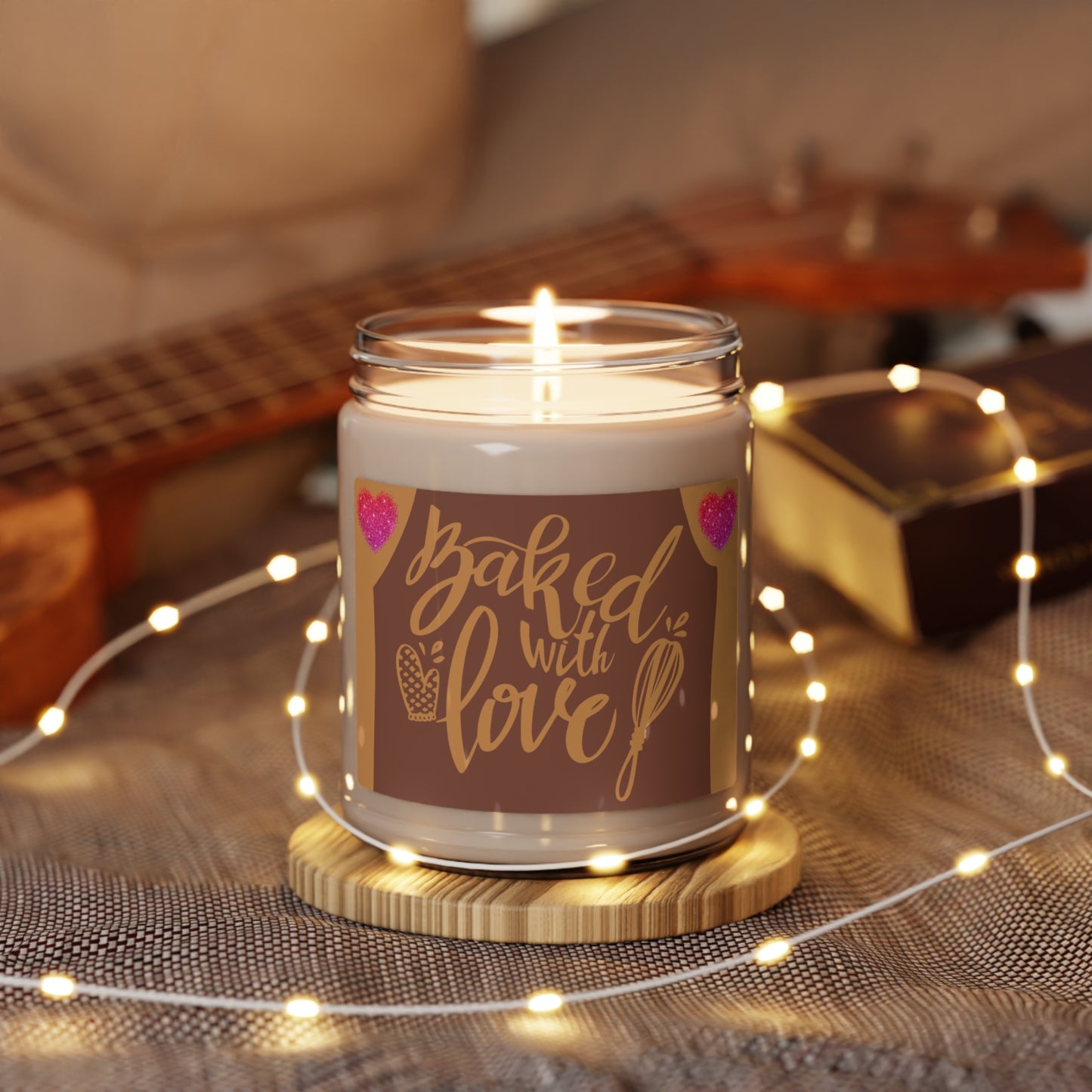 “Baked With Love” Apron image - Scented Ambiance Candle, 9oz