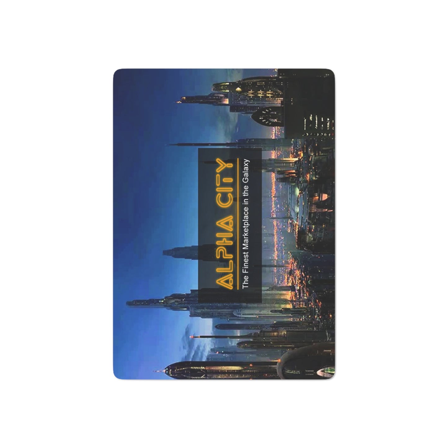 Alpha City Marketplace Custom Poker Cards