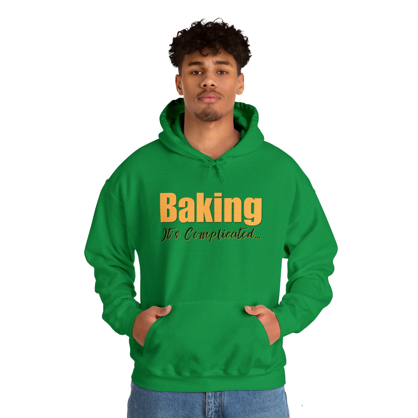 “Baking: It's Complicated...” Gildan 18500 Unisex Heavy Blend™ Hooded Sweatshirt