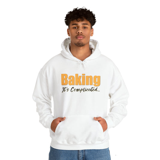 “Baking: It's Complicated...” Gildan 18500 Unisex Heavy Blend™ Hooded Sweatshirt