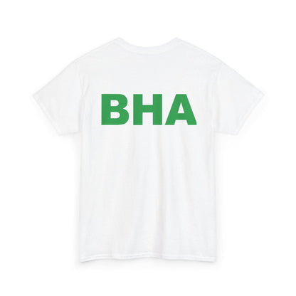 BHA Unisex Heavy Cotton Tee - Minimalist Eco-Friendly Design