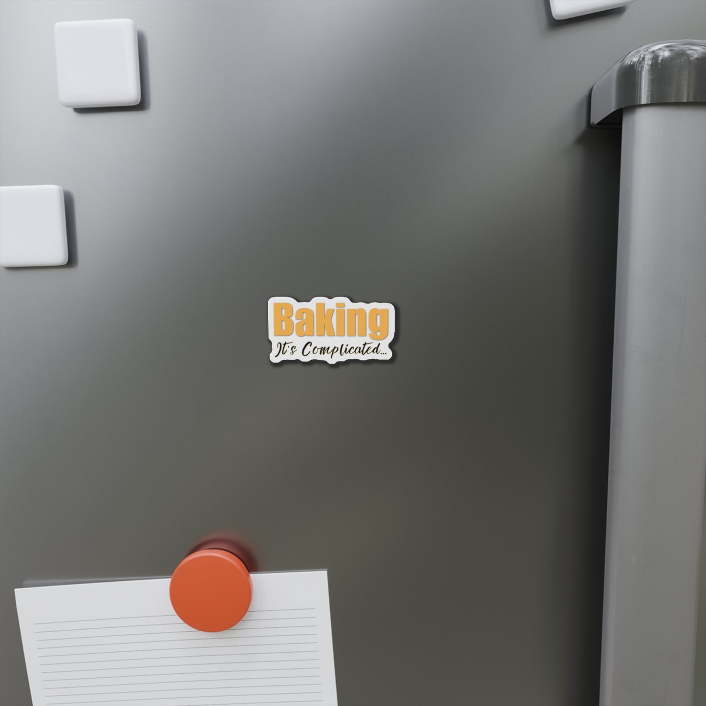 "Baking: It's Complicated” Die-Cut Magnets