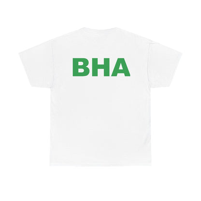BHA Unisex Heavy Cotton Tee - Minimalist Eco-Friendly Design