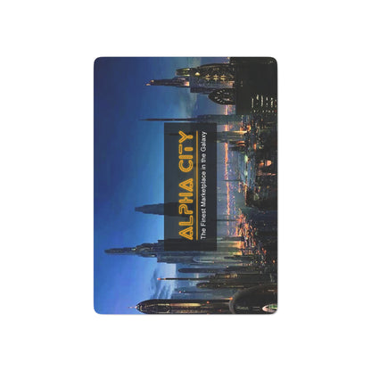 Alpha City Marketplace Custom Poker Cards
